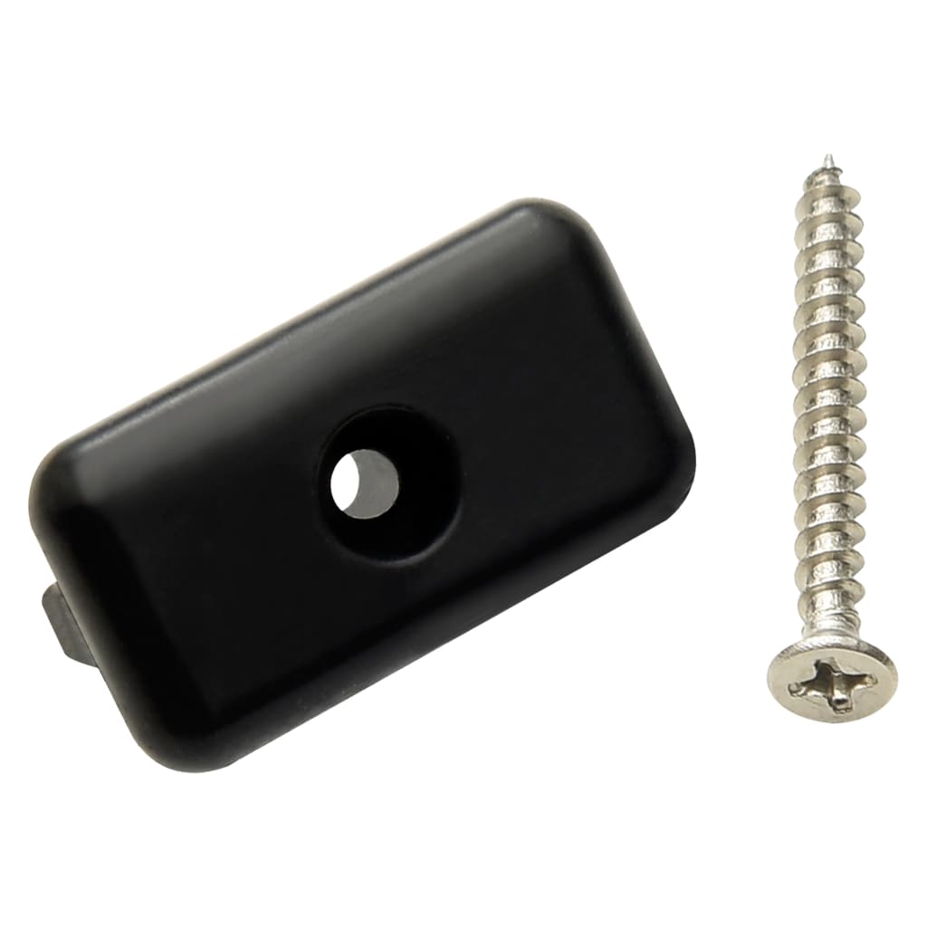 Terrasklemmen met schroeven 200 st kunststof en roestvrij staal