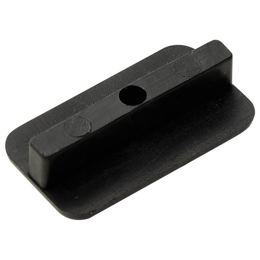 Terrasklemmen met schroeven 200 st kunststof en roestvrij staal