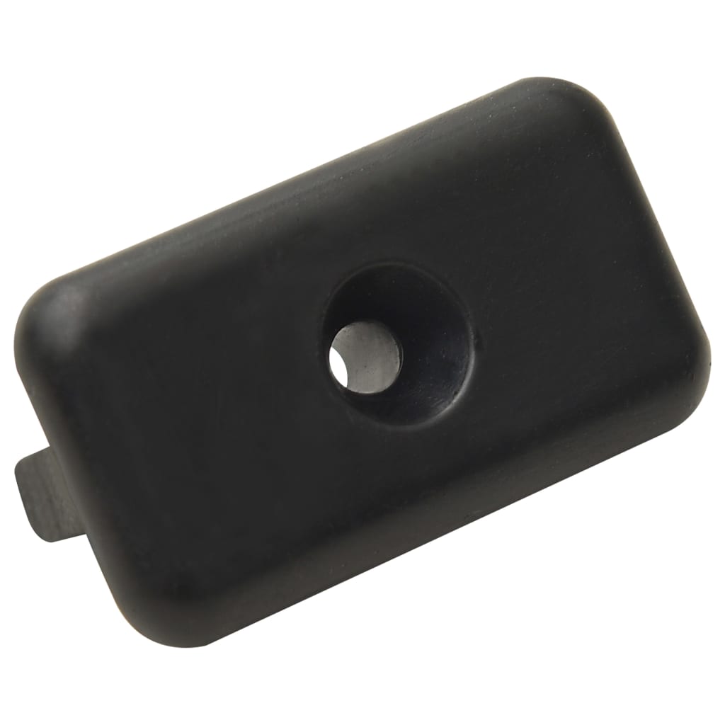 Terrasklemmen met schroeven 200 st kunststof en roestvrij staal