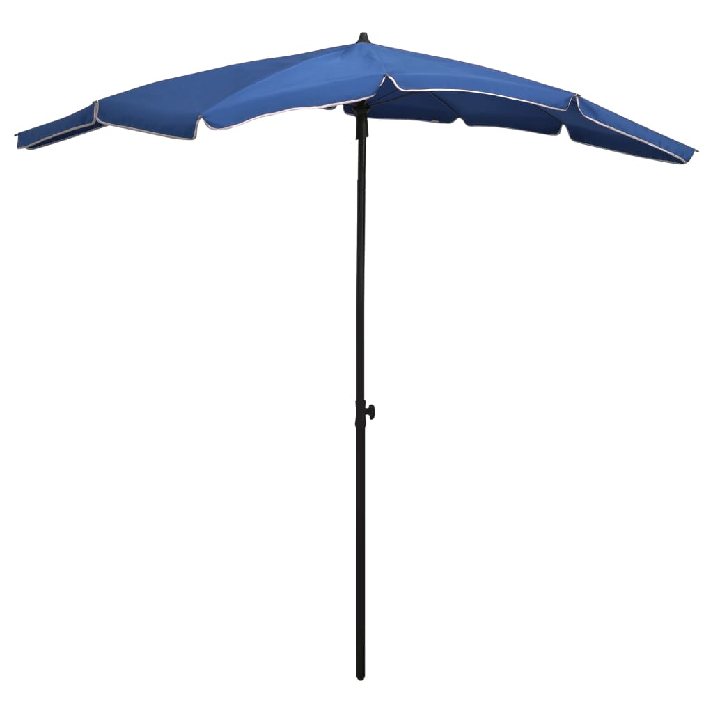 Parasol Met Paal 200X130 Cm Azuurblauw azure blue