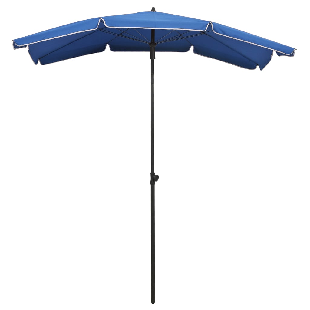 Parasol Met Paal 200X130 Cm Azuurblauw azure blue