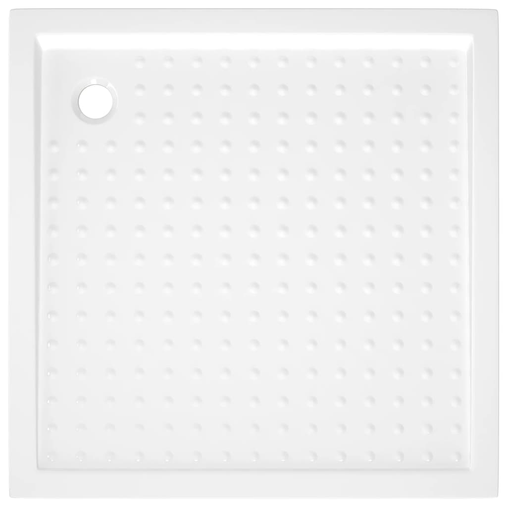 Douchebak Met Noppen 90X90X4 Cm Abs Wit 90 x 90 x 4 cm