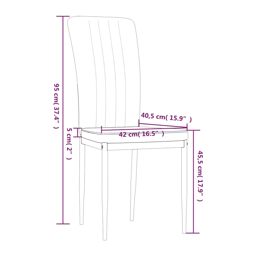 Eetkamerstoelen 2 St Fluweel Donkergrijs