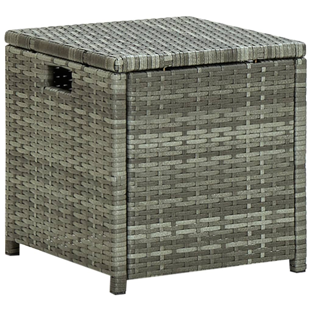 6-Delige Loungeset Met Kussens Poly Rattan Grijs