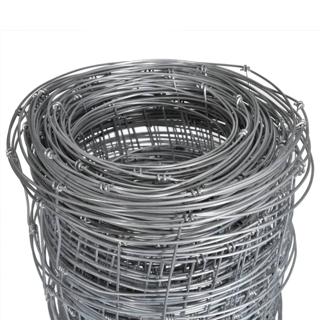 Hek 50X0,8 M Gegalvaniseerd Staal Zilverkleurig 15 cm 50 x 0.8 m 17 wires