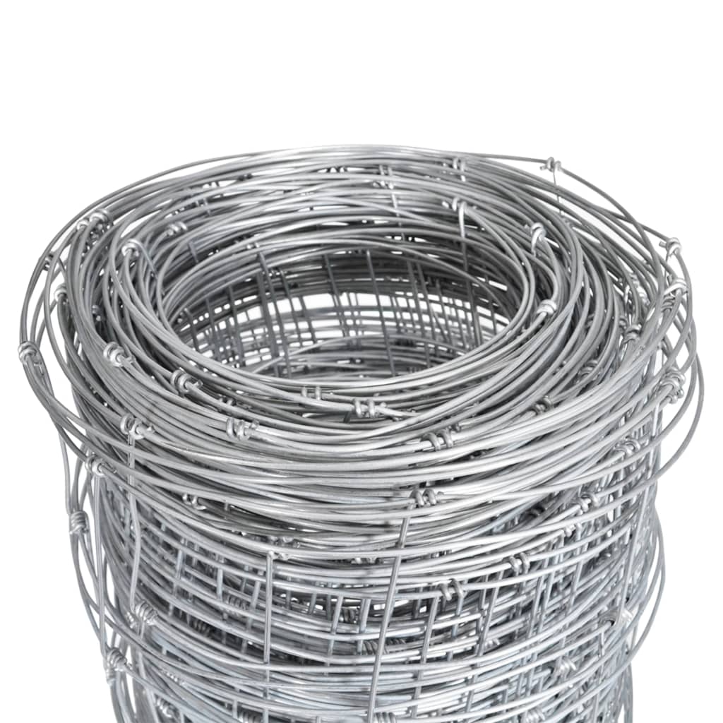 Hek 50 M 50 Cm Gegalvaniseerd Staal Zilverkleurig 15 cm 50 x 1.5 m 12 wires (2 mm)