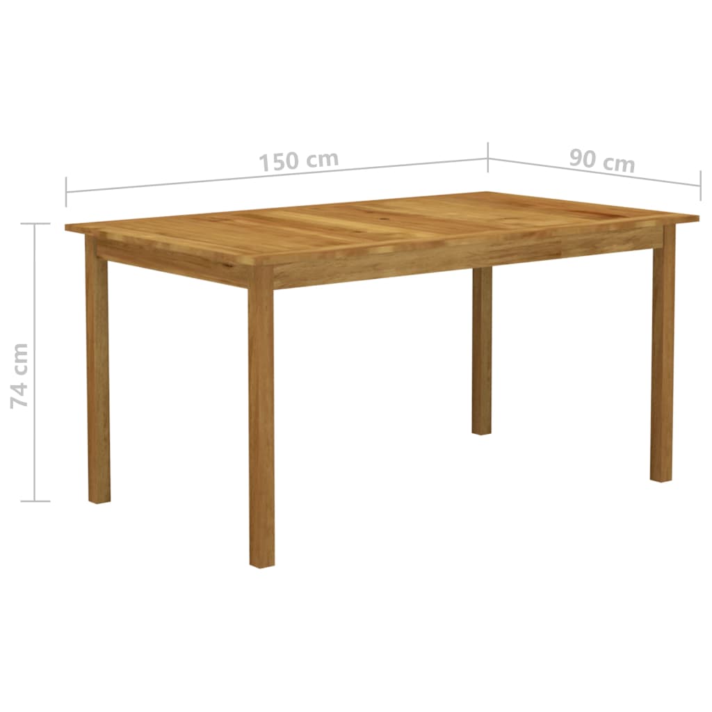 7-delige Tuinset grijs