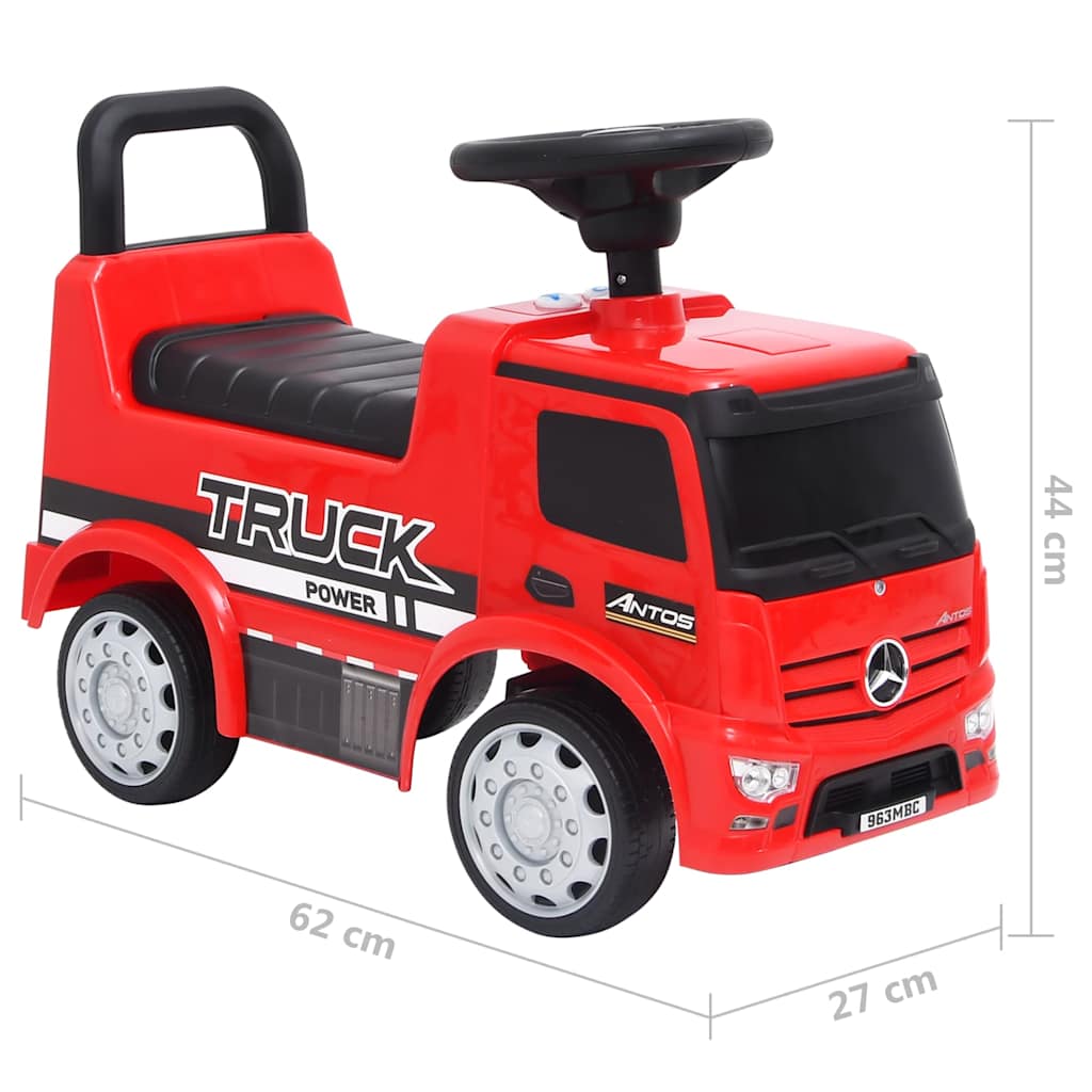 Loopauto Mercedes Benz Truck rood