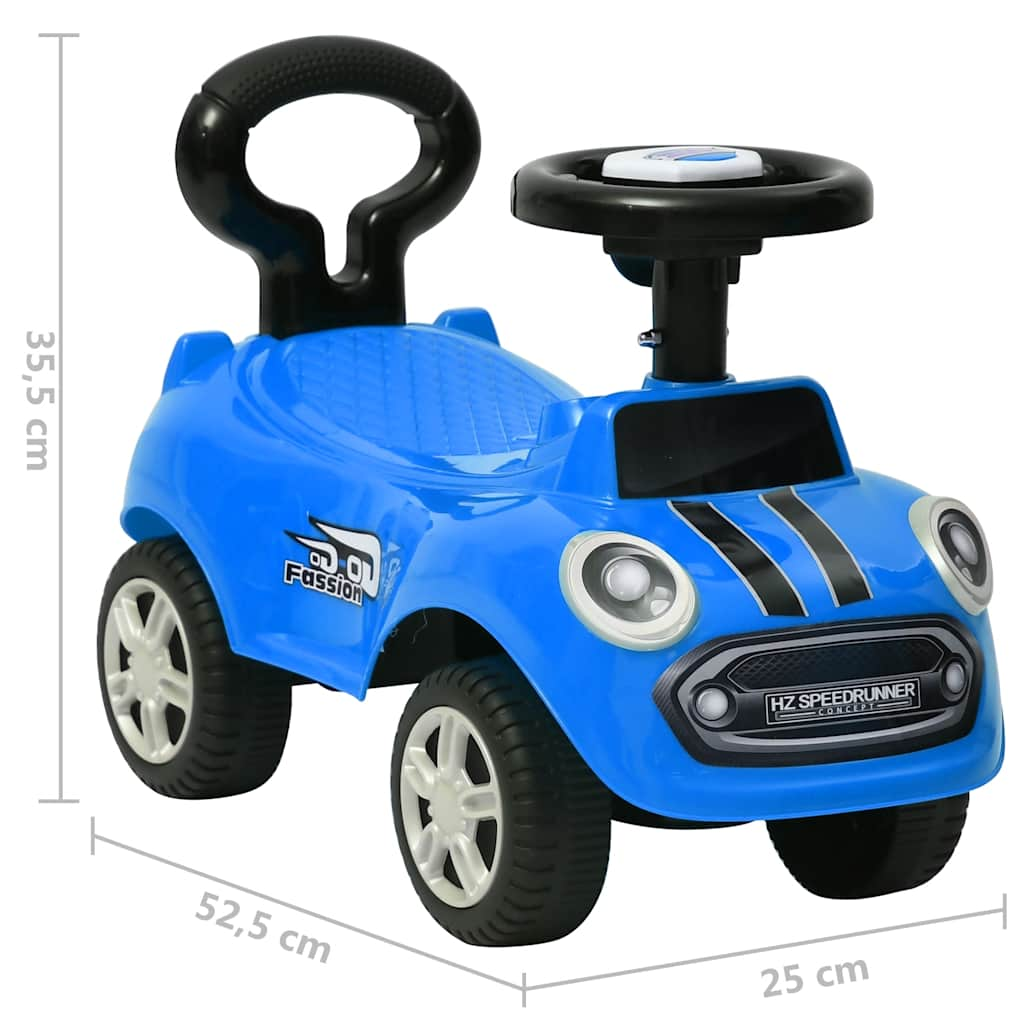 Loopauto blauw