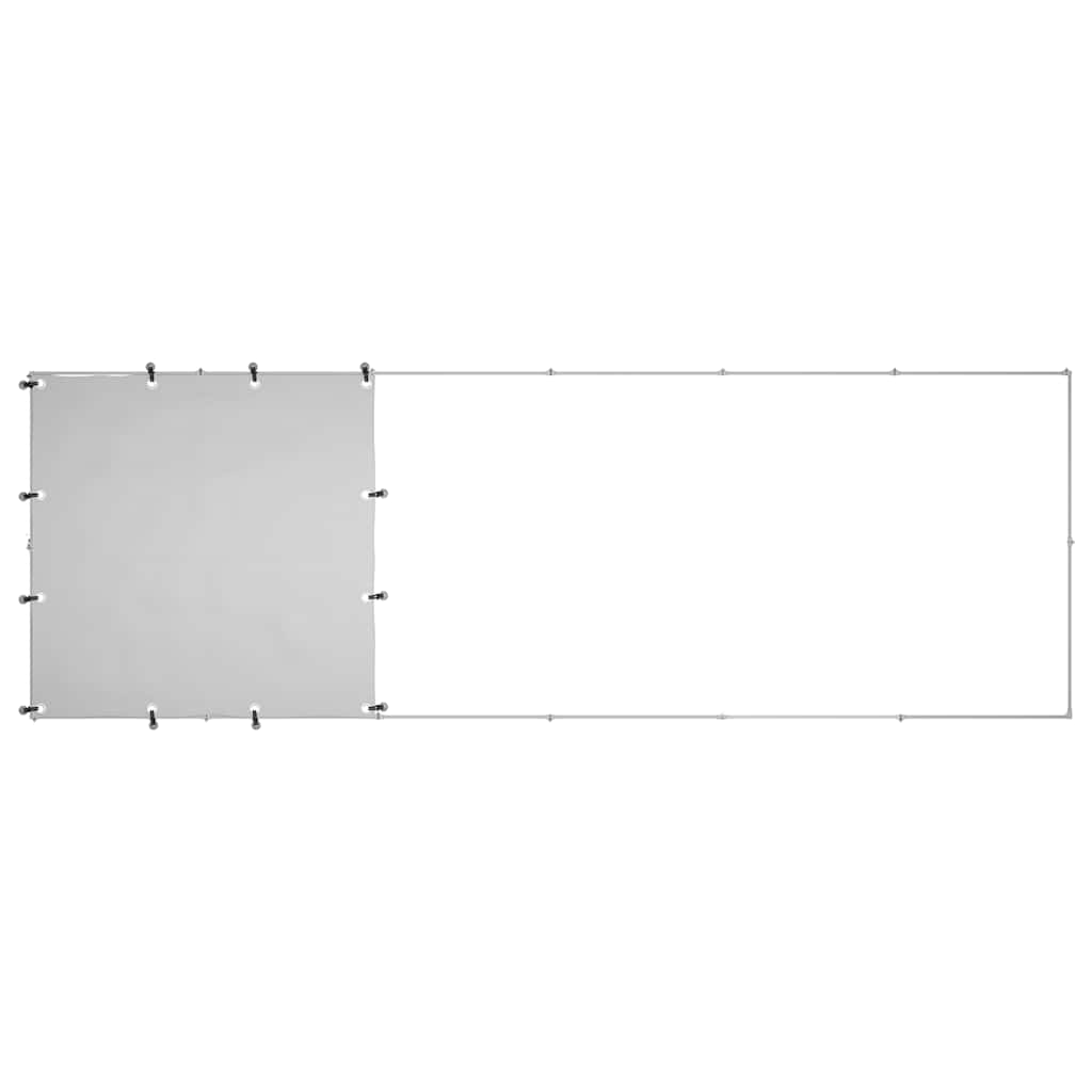 Hondenkennel 330x110x110 cm staal zilverkleurig