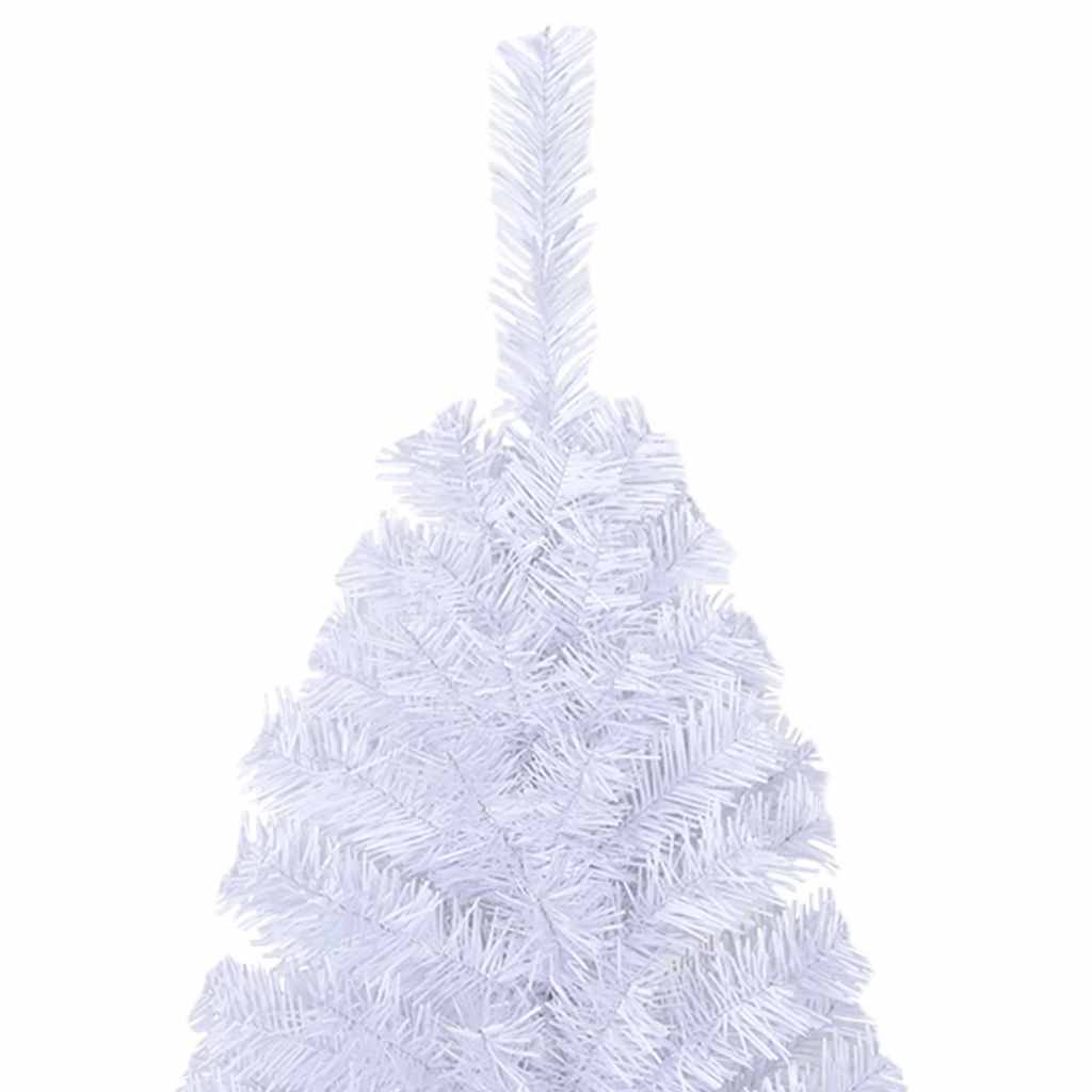 Kunstkerstboom met dikke takken 120 cm PVC wit