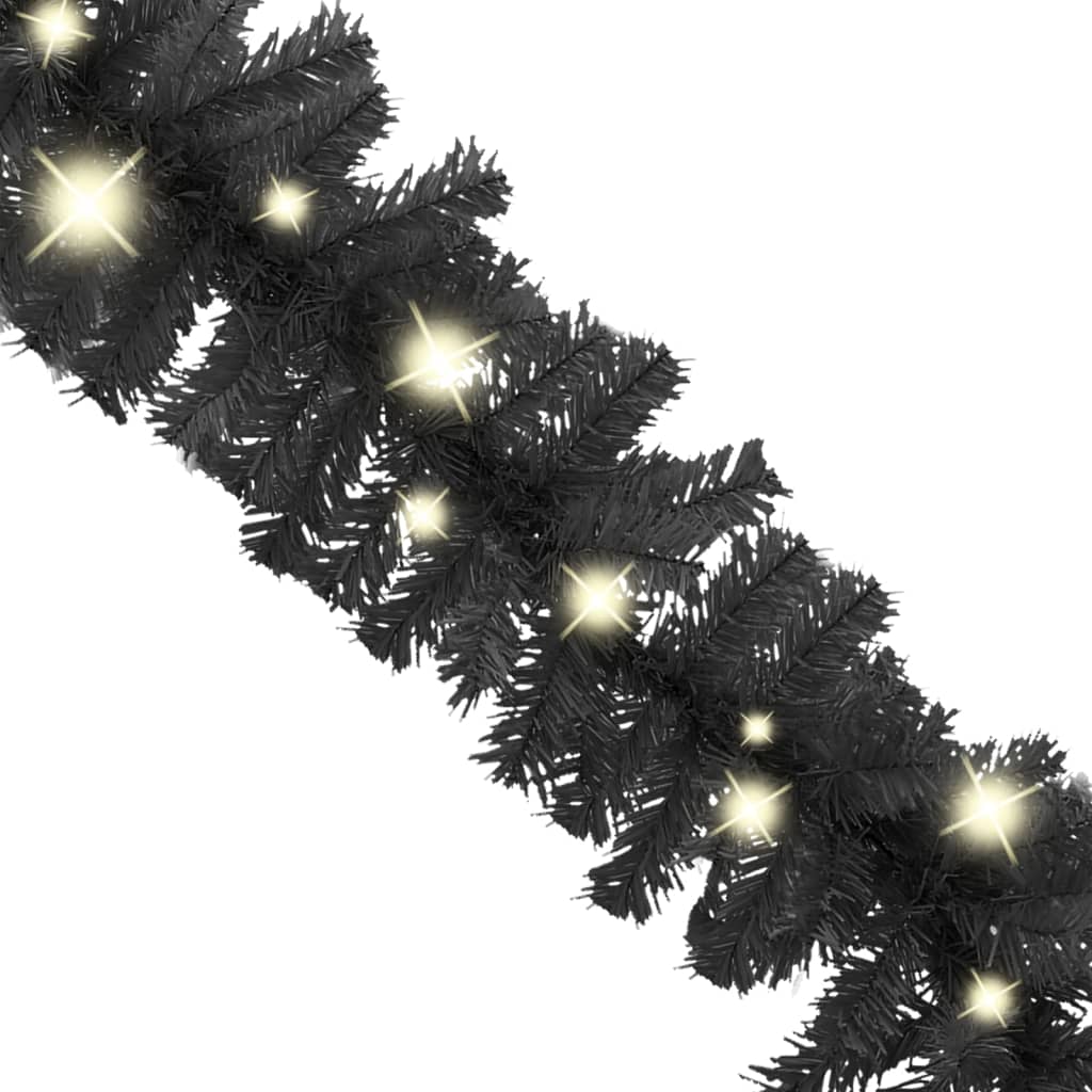 Kerstslinger met LED-lampjes 20 m zwart