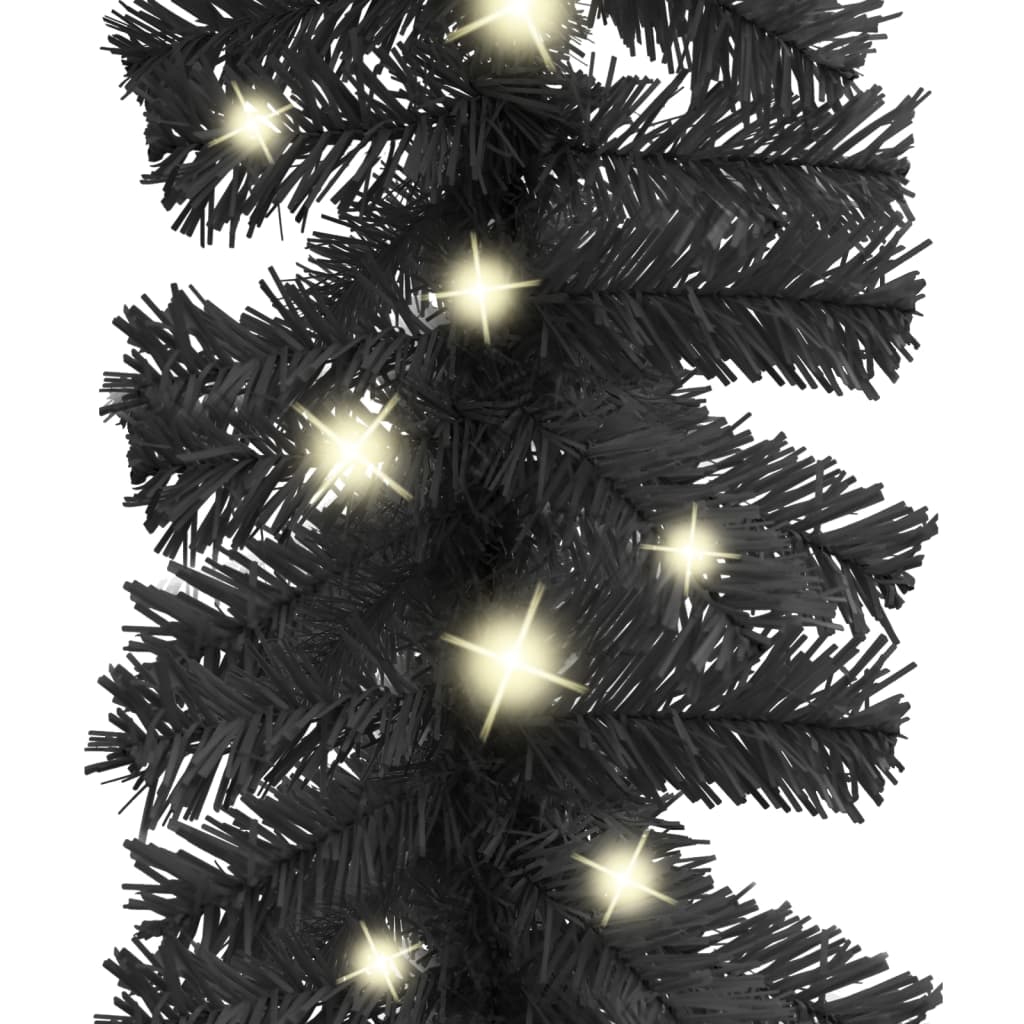 Kerstslinger met LED-lampjes 20 m zwart