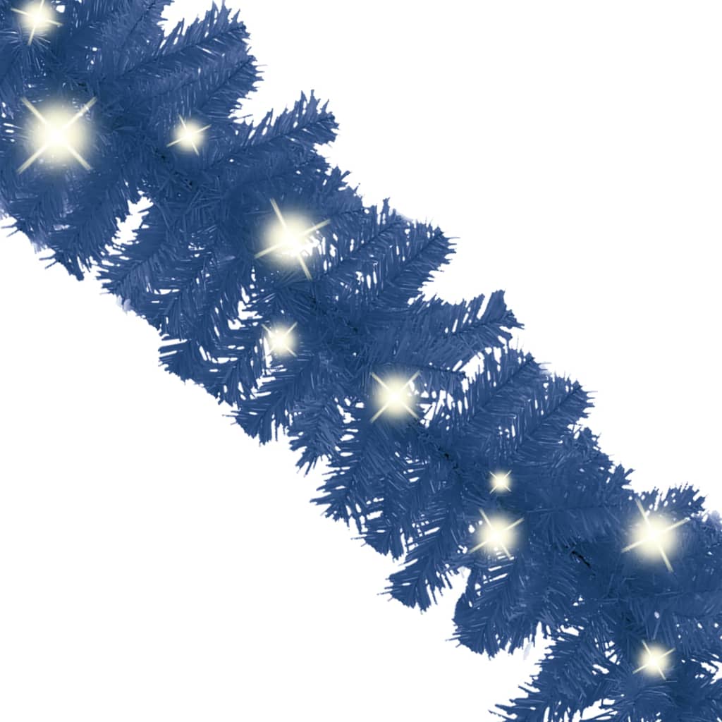 Kerstslinger met LED-lampjes 10 m blauw