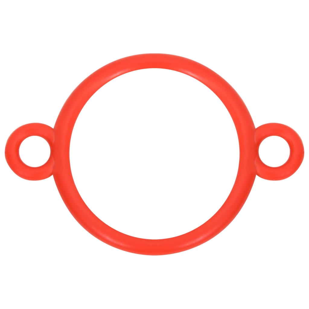 Kegelset met ketting 10 m rood en wit