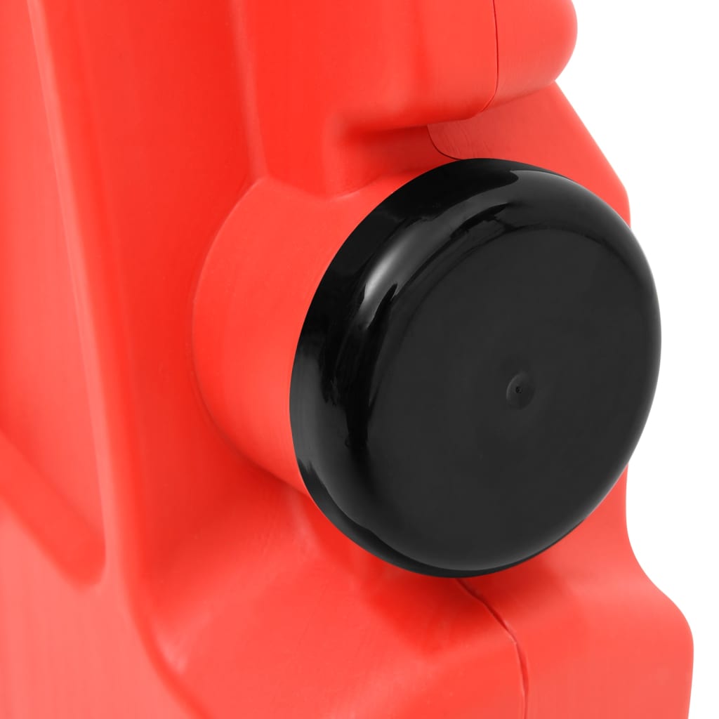 Verkeersbarrières inklapbaar 210x50x105 cm rood