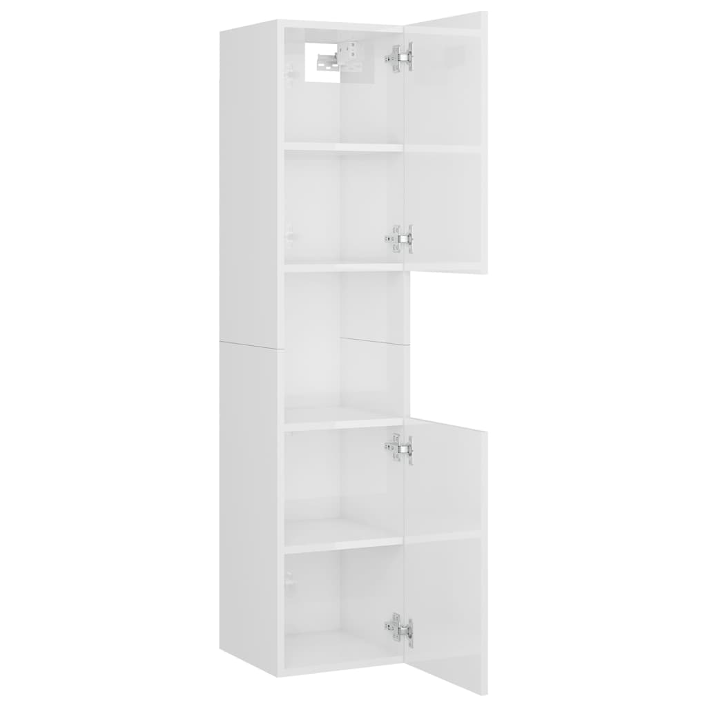 Badkamermeubelset Spaanplaat 90 x 38.5 x 46 cm Wit