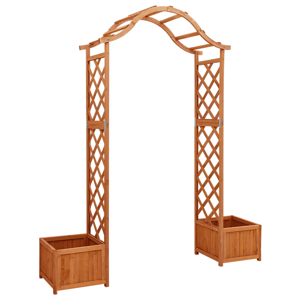 Pergola met plantenbak massief vurenhout