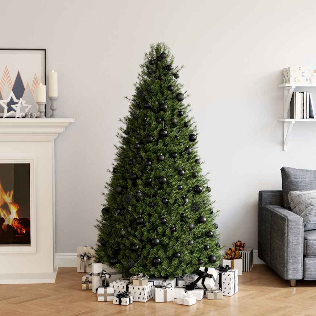 100-delige Kerstballenset zwart