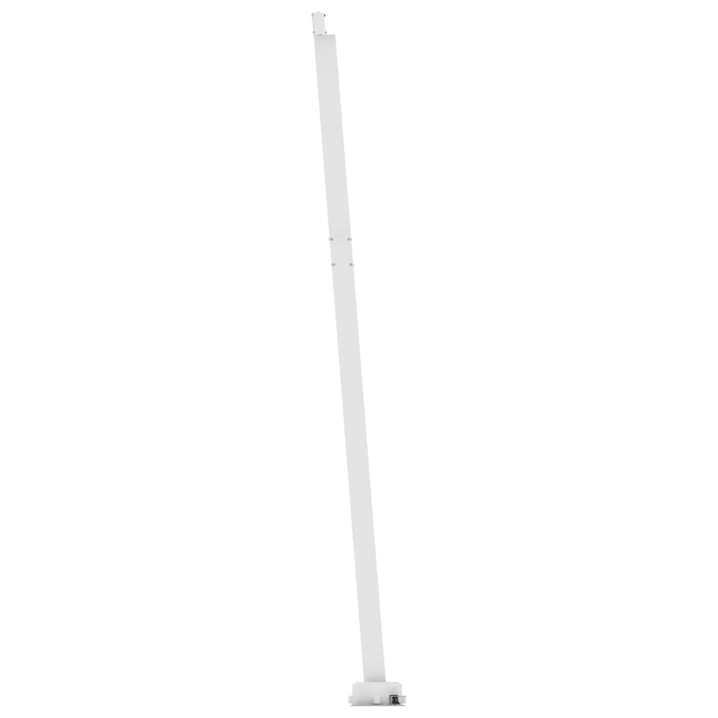 Luifel automatisch met LED en windsensor 600x300 cm blauw wit