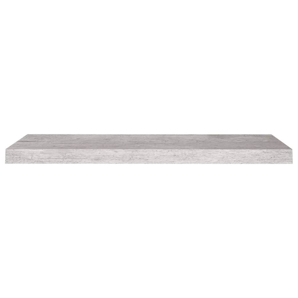 Wandschappen Zwevend 4 St 80X23,5X3,8 Cm Mdf Betongrijs 80 x 23.5 x 3.8 cm