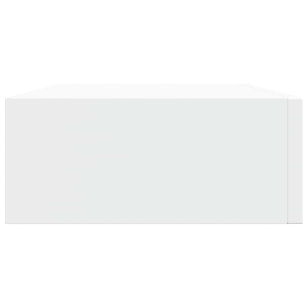 Wandschap met lade 40x23,5x10 cm MDF wit