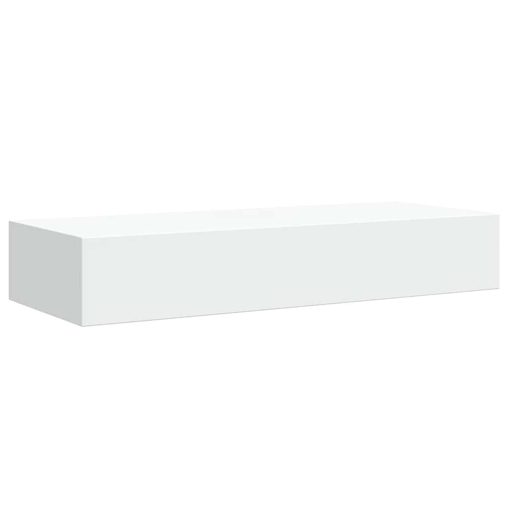 Wandschap met lade 60x23,5x10 cm MDF wit