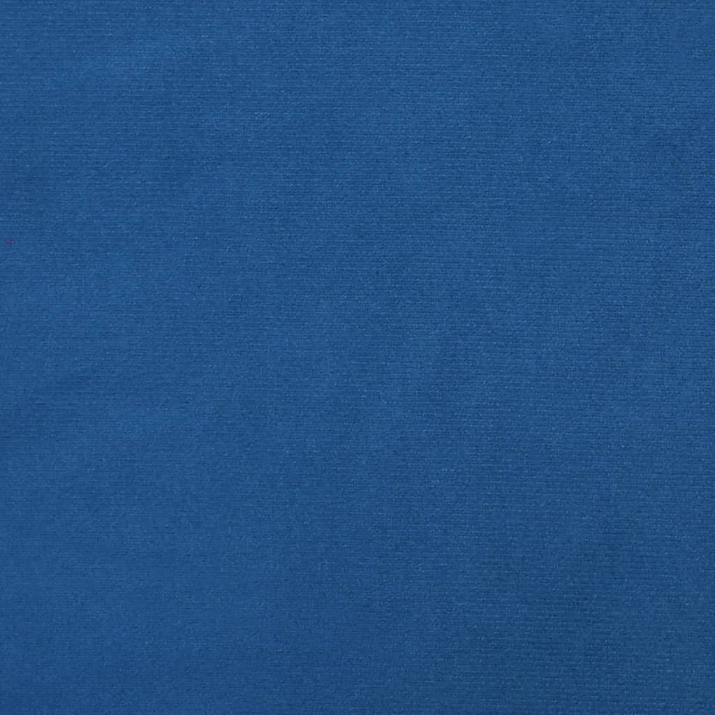 Schommelstoel Fluweel Blauw 1 Zonder voetensteun