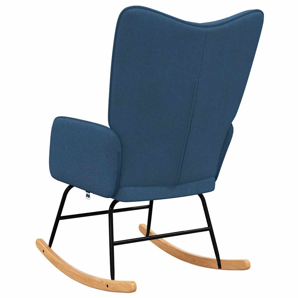 Schommelstoel Stof 1 Blauw