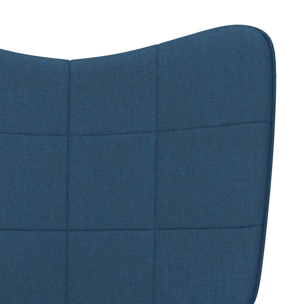 Schommelstoel Stof 1 Blauw