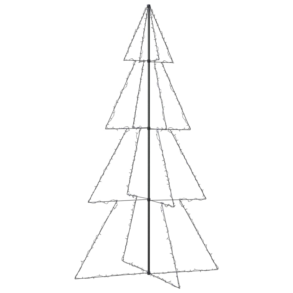 Kegelkerstboom 360 LED's binnen en buiten 143x250 cm