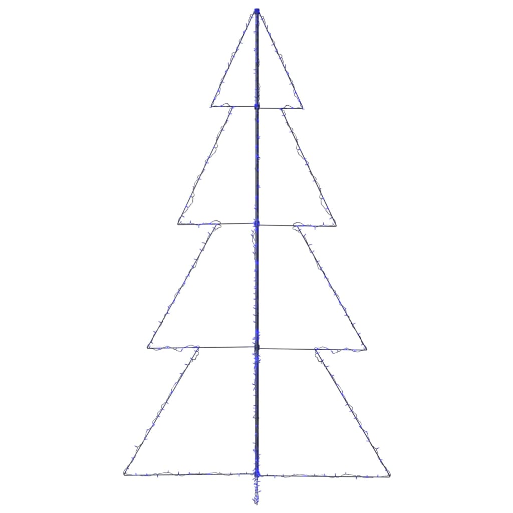 Kegelkerstboom 360 LED's binnen en buiten 143x250 cm