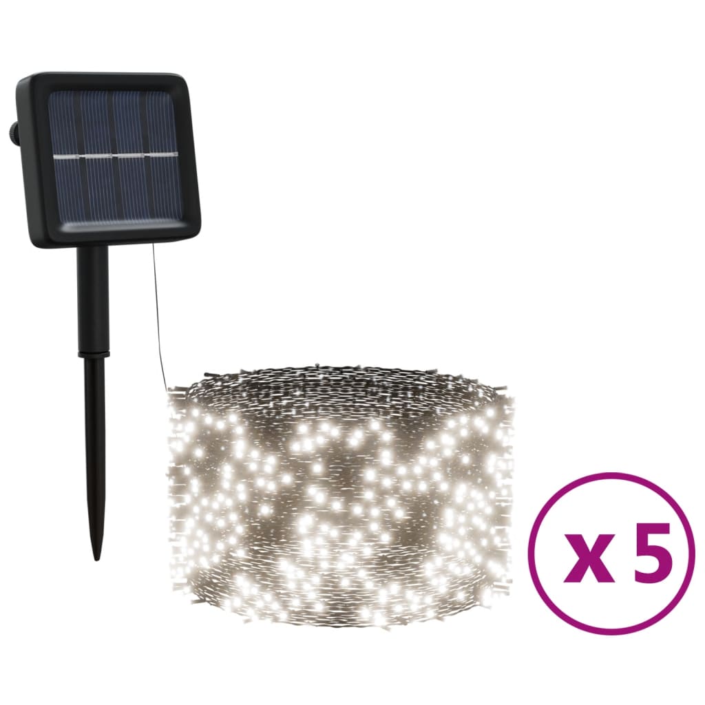 Lichtslinger Met 200 Led's Solar Binnen/Buiten 5 Koudwit