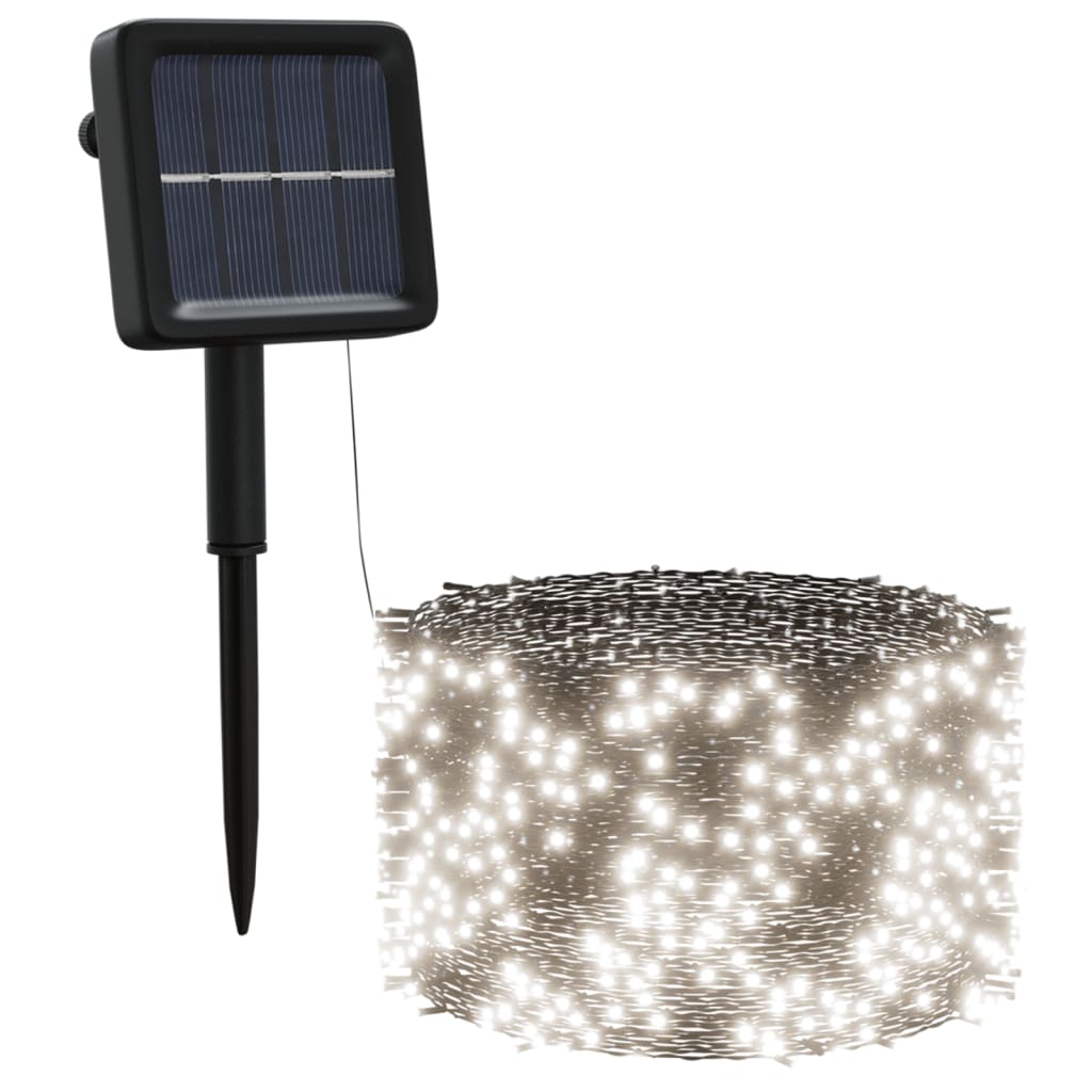 Lichtslinger Met 200 Led's Solar Binnen/Buiten 5 Koudwit