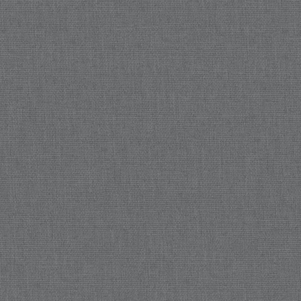 Babybed met matras linnen donkergrijs