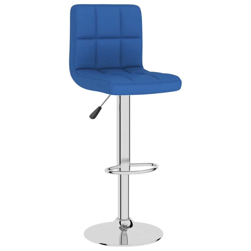 Barkrukken 2 st stof blauw