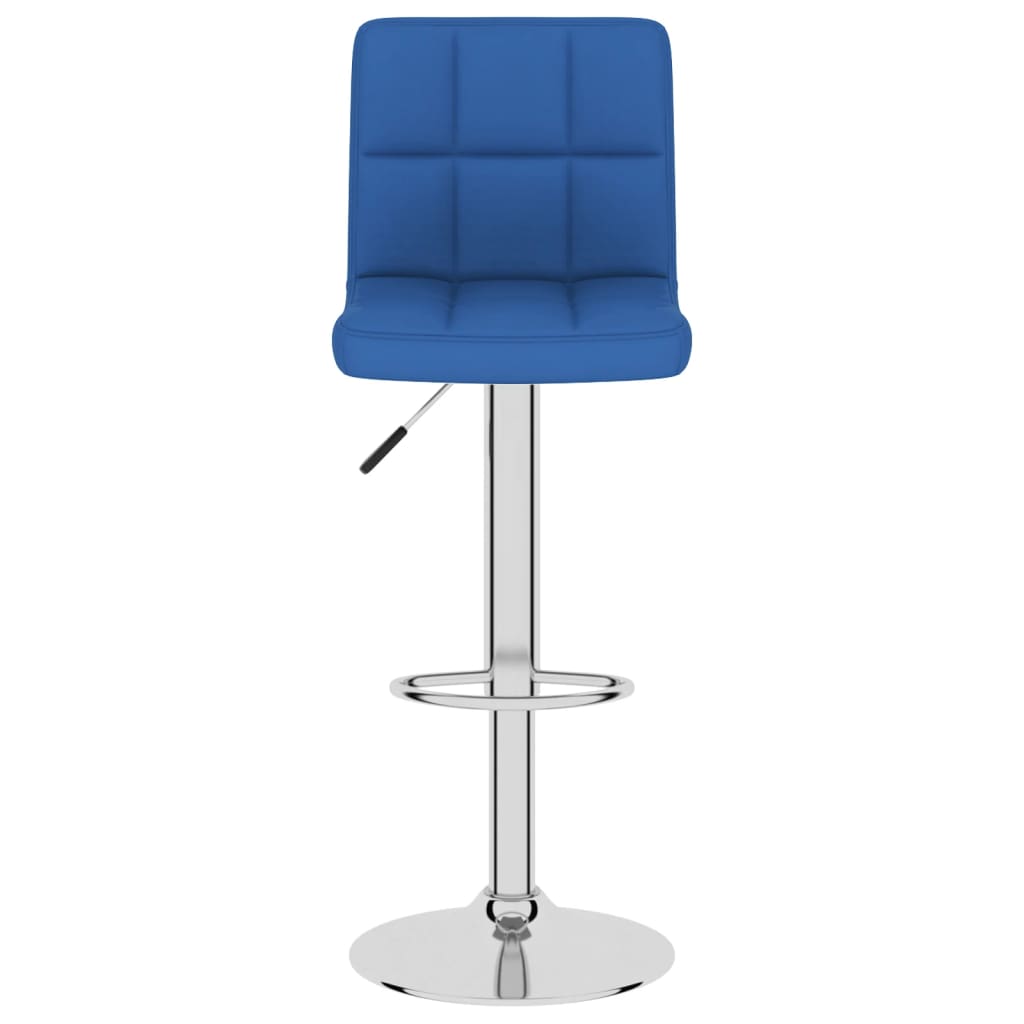 Barkrukken 2 st stof blauw