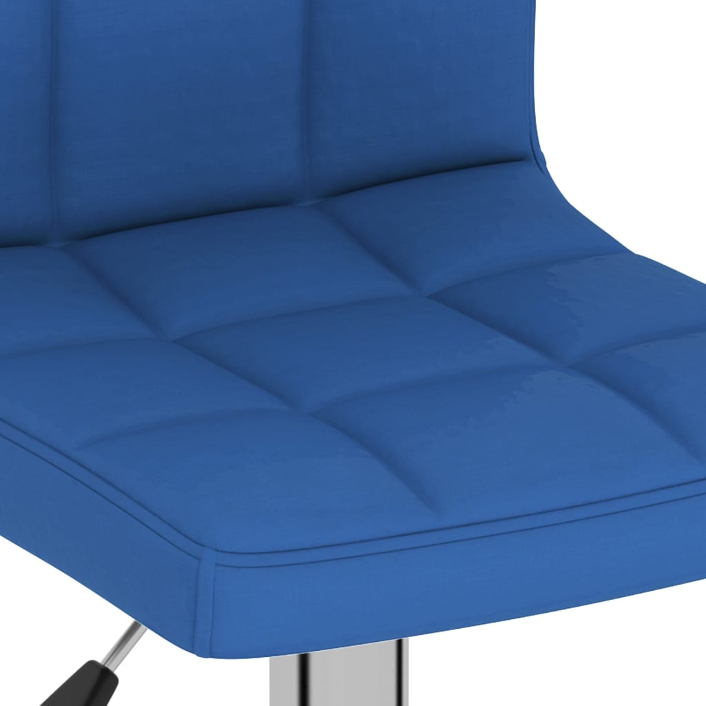 Barkrukken 2 st stof blauw