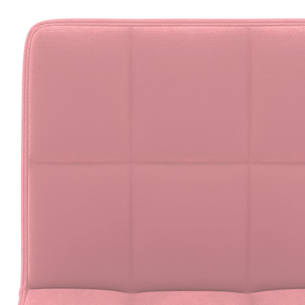 Barkrukken 2 st fluweel roze