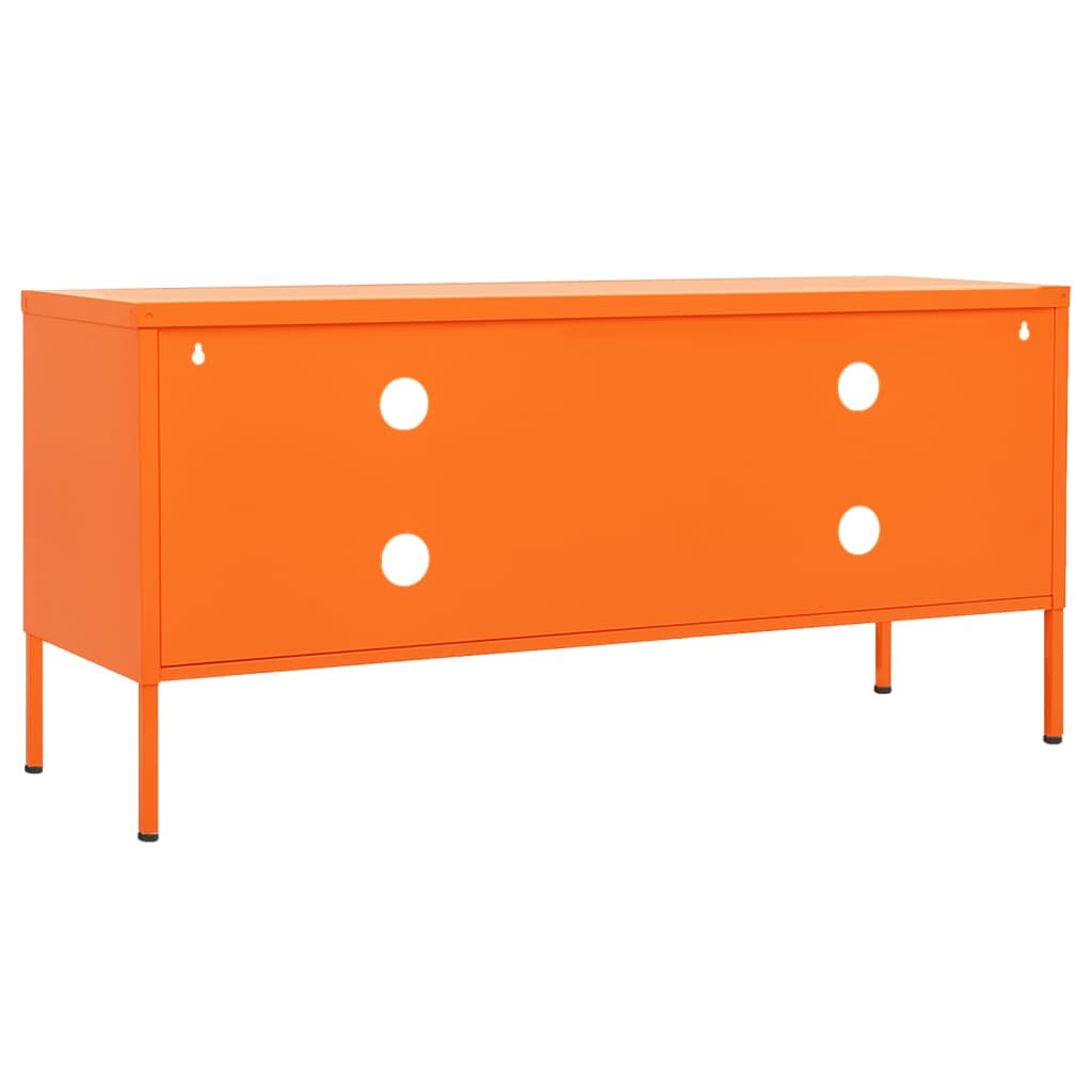 Tv-Meubel 05X35X50 Cm Staal Oranje orange