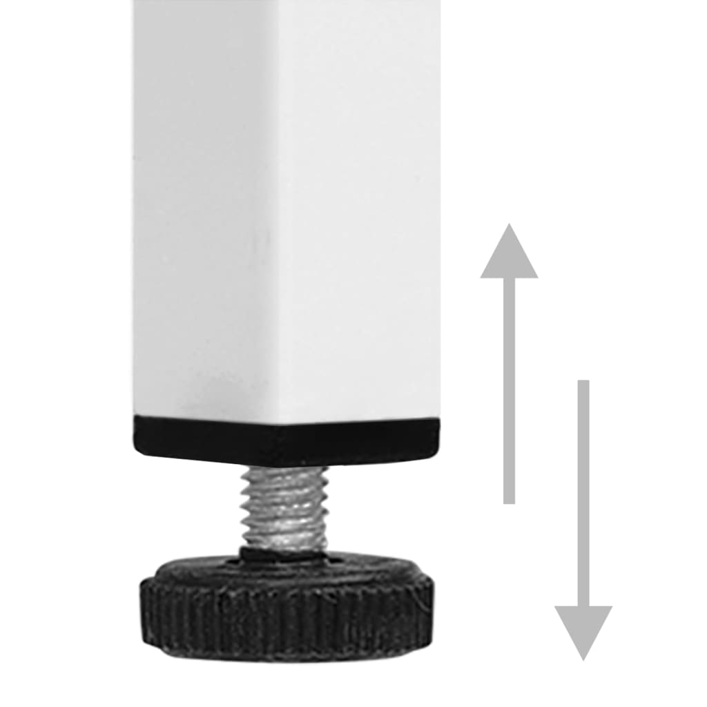 Kledingkast 90x50x180 cm staal wit