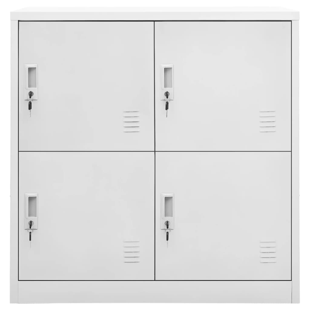 Lockerkast 90X45X92,5 Cm Staal Lichtgrijs