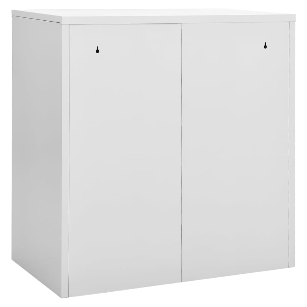 Lockerkast 90X45X92,5 Cm Staal Lichtgrijs En Groen 1 Met 4 lockers