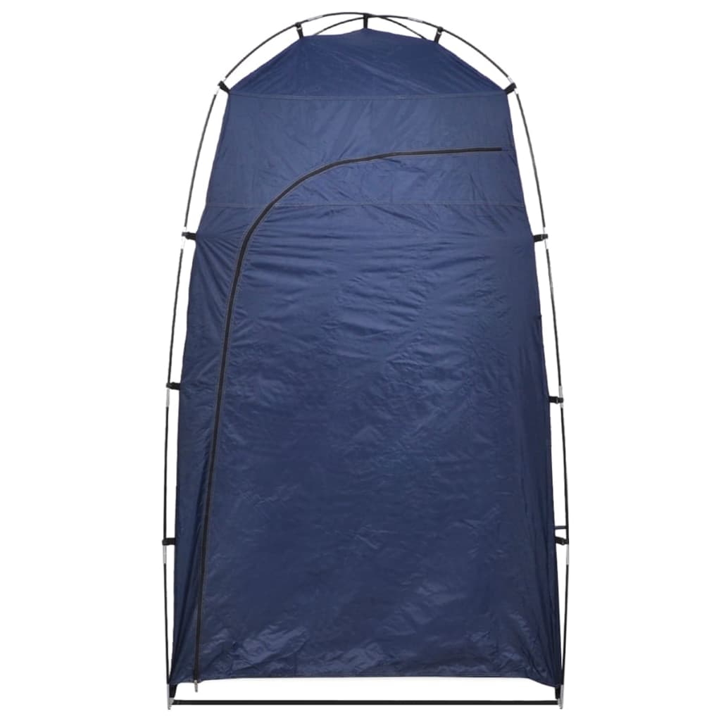 Kampeertoilet Met Tent Draagbaar 10 + 10 L Blauw