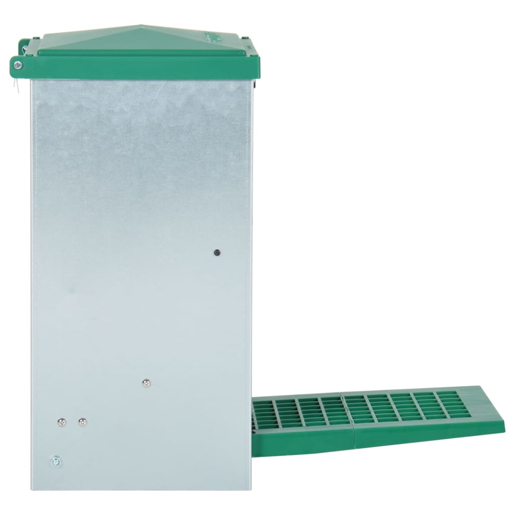 Pluimveevoerbak automatisch met pedaal 8 kg