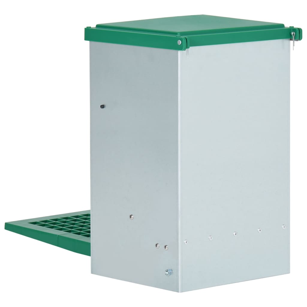 Pluimveevoerbak automatisch met pedaal 8 kg