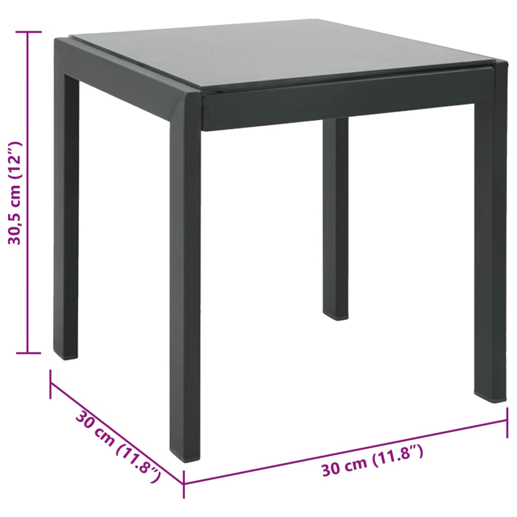 Ligbedden 2 st met tafel textileen en staal