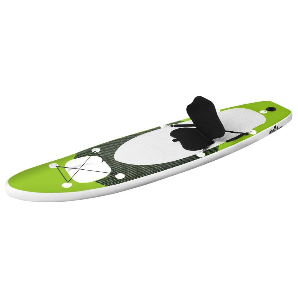 Stand Up Paddleboardset opblaasbaar 300x76x10 cm groen