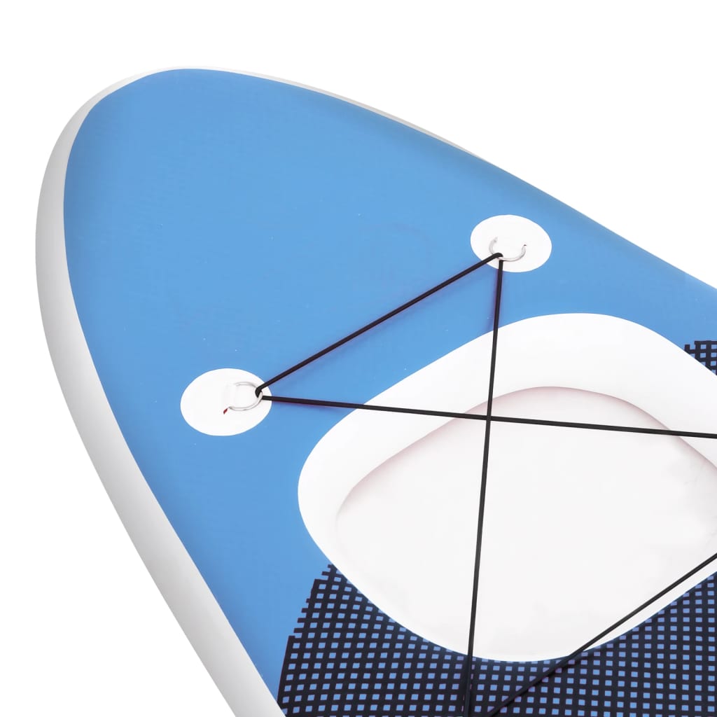 Stand Up Paddleboardset opblaasbaar 330x76x10 cm zeeblauw