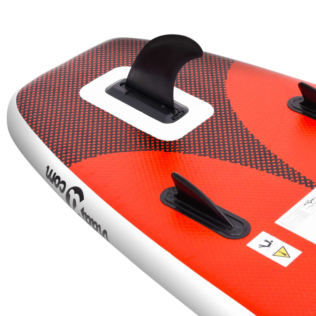 Stand Up Paddleboardset opblaasbaar 330x76x10 cm rood